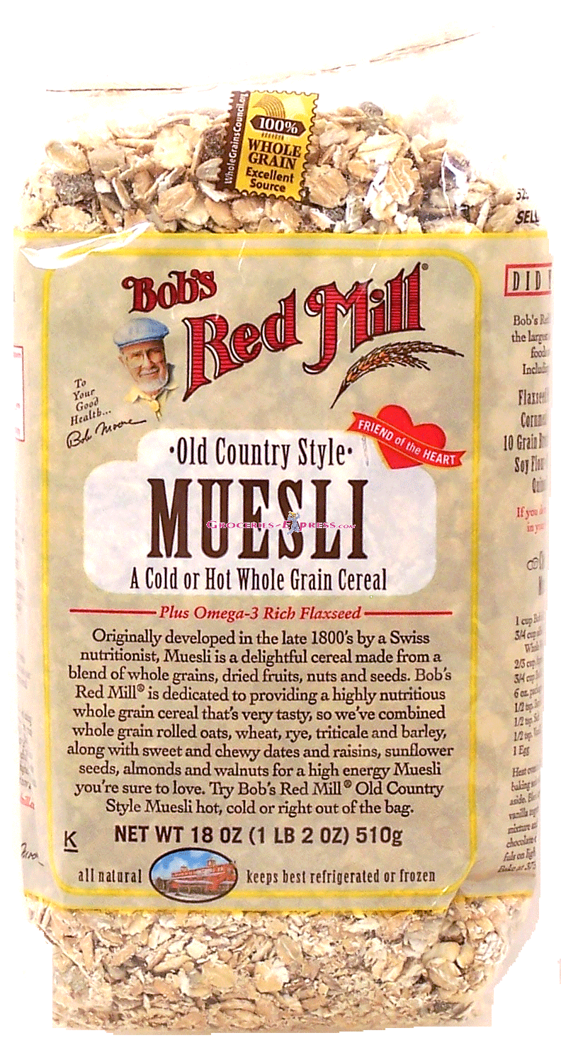 Bob's Red Mill  muesli, old country style, a cold or hot whole grain cereal Full-Size Picture